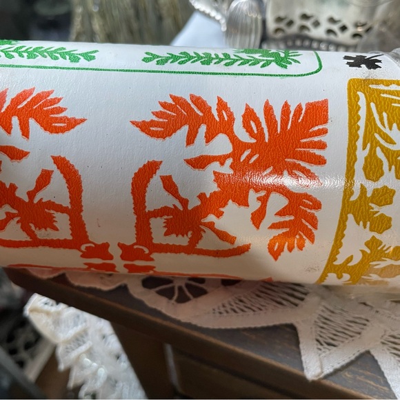 Vintage Fashon 1970s bold color eclectic print wallpaper general tire & rubber - Picture 8 of 12